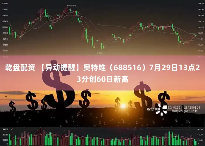 乾盘配资 【异动提醒】奥特维（688516）7月29日13点23分创60日新高